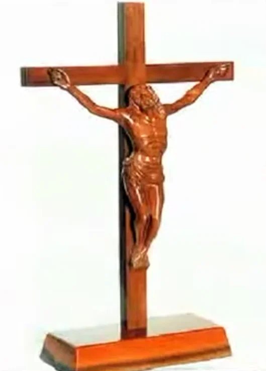 Crucifix Wood Sculpture